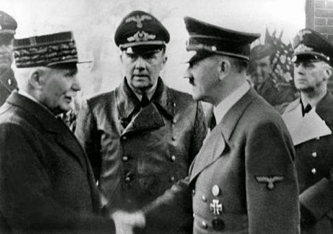 Hitler y Philippe Petain